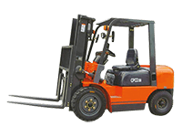 7,000 Lb Straight Mast Forklift
